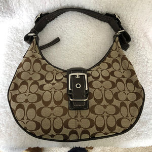 Coach Brown Signature Hobo Shoulder bag 6363